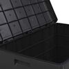vidaXL Κουτί αποθήκευσης κήπου Ανθρακί 77.5 x 54.5 x 53 εκ. Πλαστικό