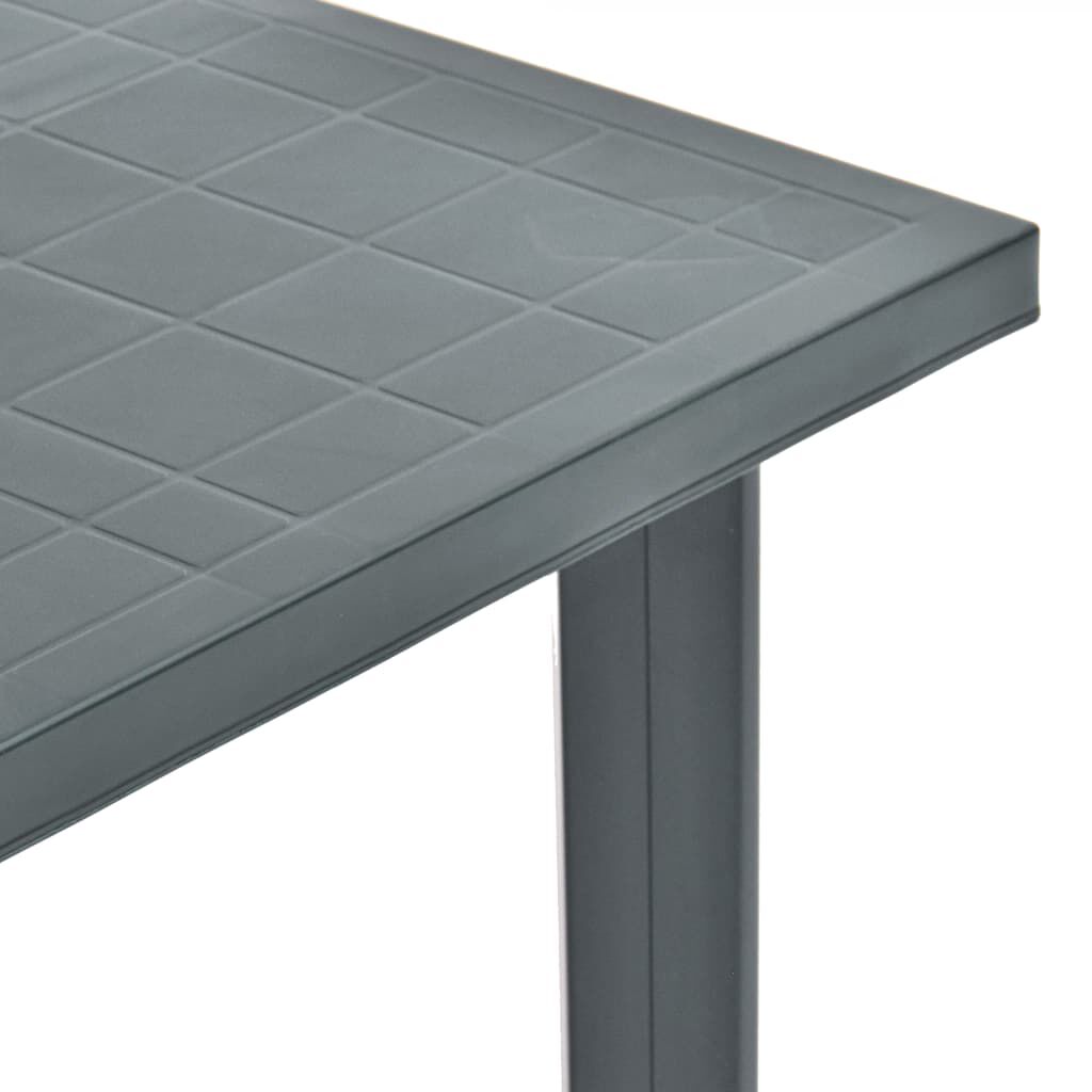 vidaXL Τραπέζι Κήπου Πράσινο 80 x 75 x 72 εκ. Πλαστικό