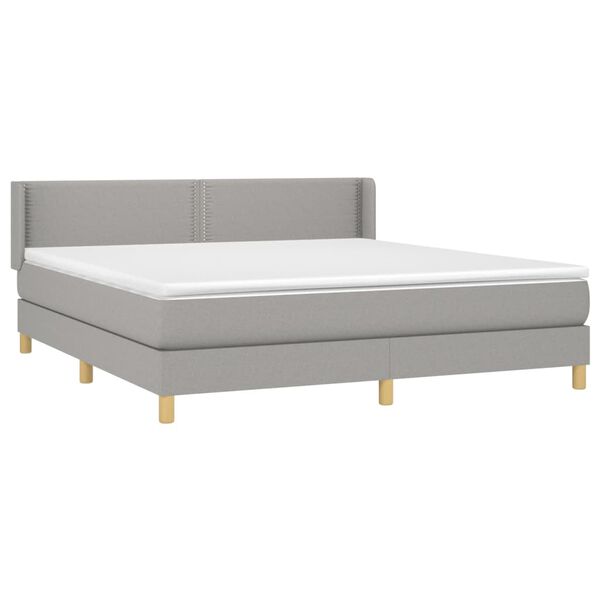 vidaXL &Kappa;&rho;&epsilon;&beta;ά&tau;&iota; Boxspring &mu;&epsilon; &Sigma;&tau;&rho;ώ&mu;&alpha; &Alpha;&nu;. &Pi;&rho;ά&sigma;&iota;&nu;&omicron; 160x200&epsilon;&kappa; &Upsilon;&phi;&alpha;&sigma;&mu;ά&tau;&iota;&nu;&omicron;