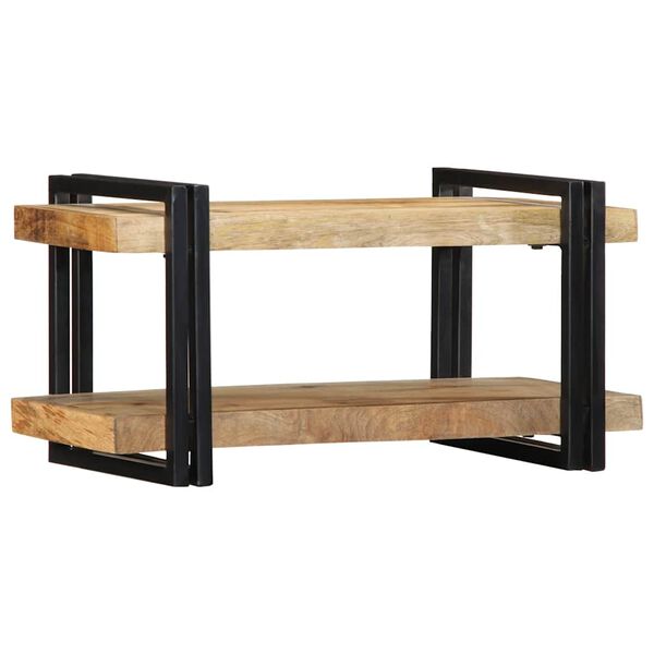 vidaXL Ράφι τοίχου 70x33x35 cm Στερεό ακατέργαστο ξύλο Mango