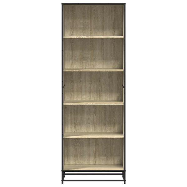 vidaXL Βιβλιοθήκη Sonoma Oak 60x35x170,5 cm Ξύλινη κατασκευή