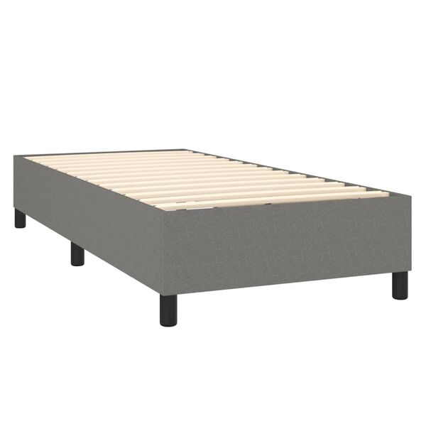 vidaXL &Kappa;&rho;&epsilon;&beta;ά&tau;&iota; Boxspring &mu;&epsilon; &Sigma;&tau;&rho;ώ&mu;&alpha; &Sigma;&kappa;&omicron;ύ&rho;&omicron; &Gamma;&kappa;&rho;&iota; 90x200 &epsilon;&kappa;. &Upsilon;&phi;&alpha;&sigma;&mu;ά&tau;&iota;&nu;&omicron;