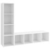 vidaXL Έ&pi;&iota;&pi;&lambda;&alpha; &Tau;&eta;&lambda;&epsilon;ό&rho;&alpha;&sigma;&eta;&sigmaf; 2 &tau;&epsilon;&mu;. &Lambda;&epsilon;&upsilon;&kappa;ά 142,5x35x36,5 &epsilon;&kappa;. &Mu;&omicron;&rho;&iota;&omicron;&sigma;&alpha;&nu;ί&delta;&alpha;