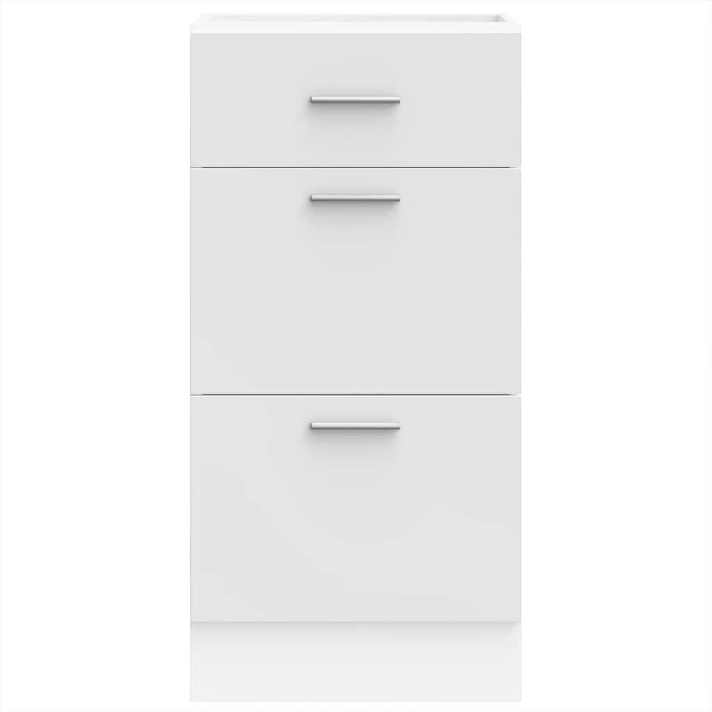 vidaXL Κάτω ντουλάπι Lyon λευκό 40x46x81,5 cm Ξύλινο μηχανουργικό ξύλο