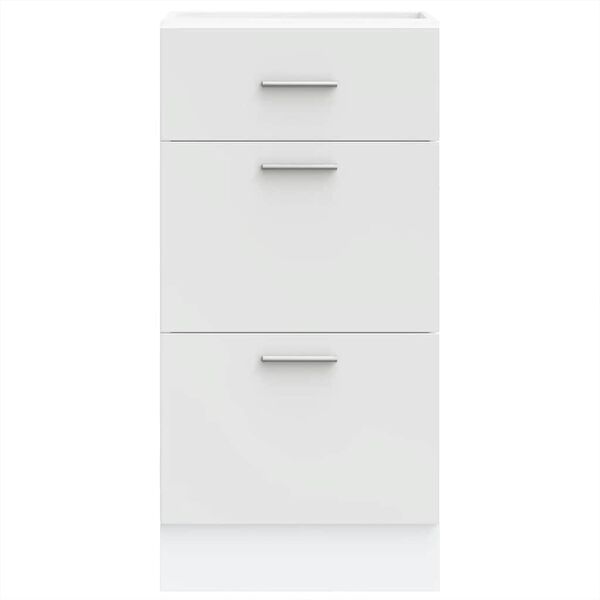 vidaXL Κάτω ντουλάπι Lyon λευκό 40x46x81,5 cm Ξύλινο μηχανουργικό ξύλο