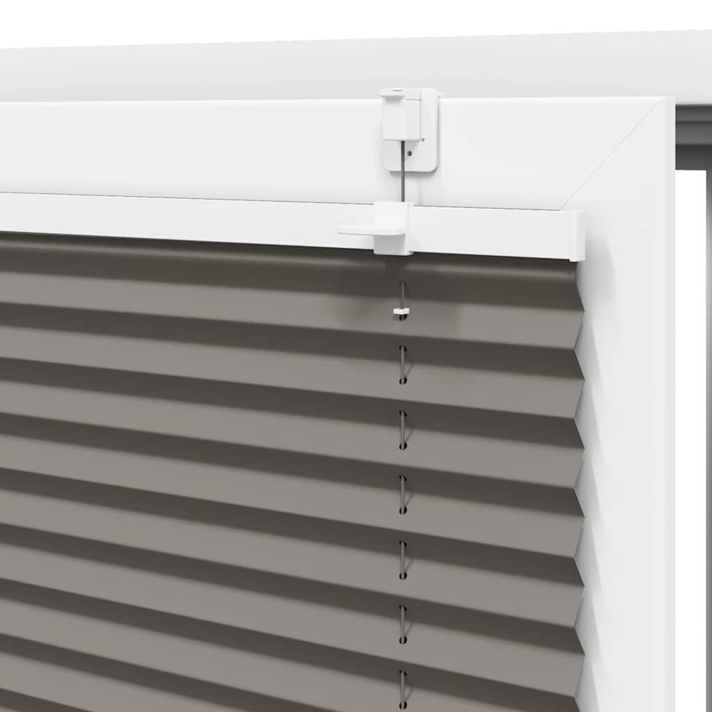 vidaXL Πλισέ περσίδα Ανθρακί 40x100 cm Πλάτος υφάσματος 39,4 cm