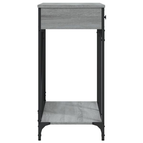 vidaXL Τραπέζι Κονσόλα Γκρι Sonoma 100x39x78,5 εκ. Επεξεργασμένο Ξύλο