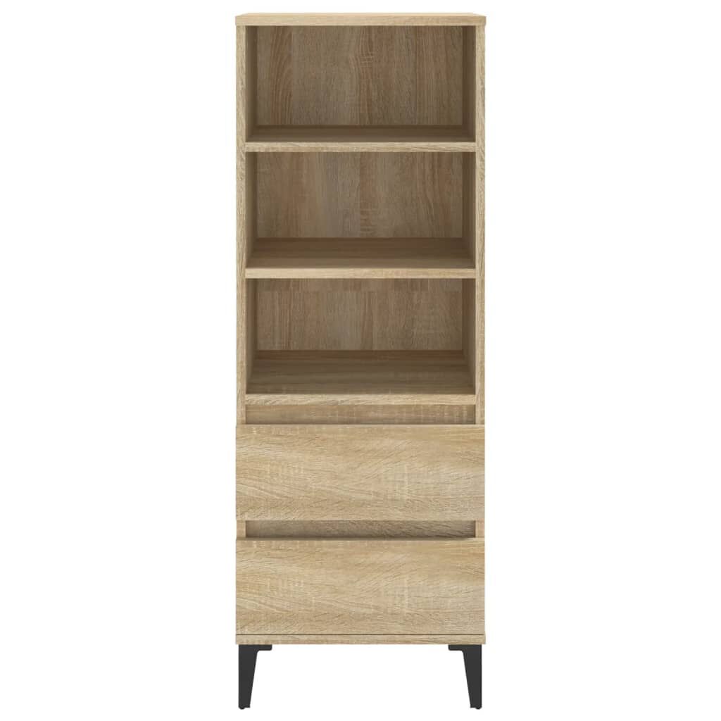 vidaXL Ντουλάπι Sonoma Δρυς 40x36x110 εκ. από Επεξεργασμένο Ξύλο