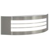 vidaXL Εξωτερικά Φωτιστικά Τοίχου 2 pcs Ασημί 32 x 10 x 10 εκ