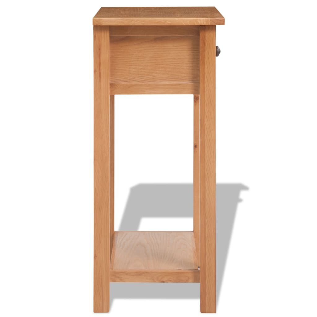 vidaXL Τραπέζι Κονσόλα 50 x 32 x 75 εκ. από Μασίφ Ξύλο Δρυός