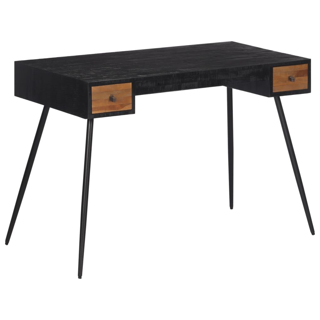 vidaXL Γραφείο 117 x 56,5 x 75 εκ. από Μασίφ Ανακυκλωμένο Teak