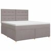 vidaXL &Kappa;&rho;&epsilon;&beta;ά&tau;&iota; box spring &mu;&epsilon; &sigma;&tau;&rho;ώ&mu;&alpha; Taupe 180 x 200 cm Ύ&phi;&alpha;&sigma;&mu;&alpha;