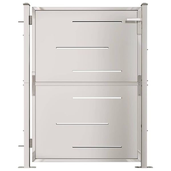 vidaXL Πόρτα Περίφραξης Κήπου 100 x 125 εκ. από Ανοξείδωτο Ατσάλι