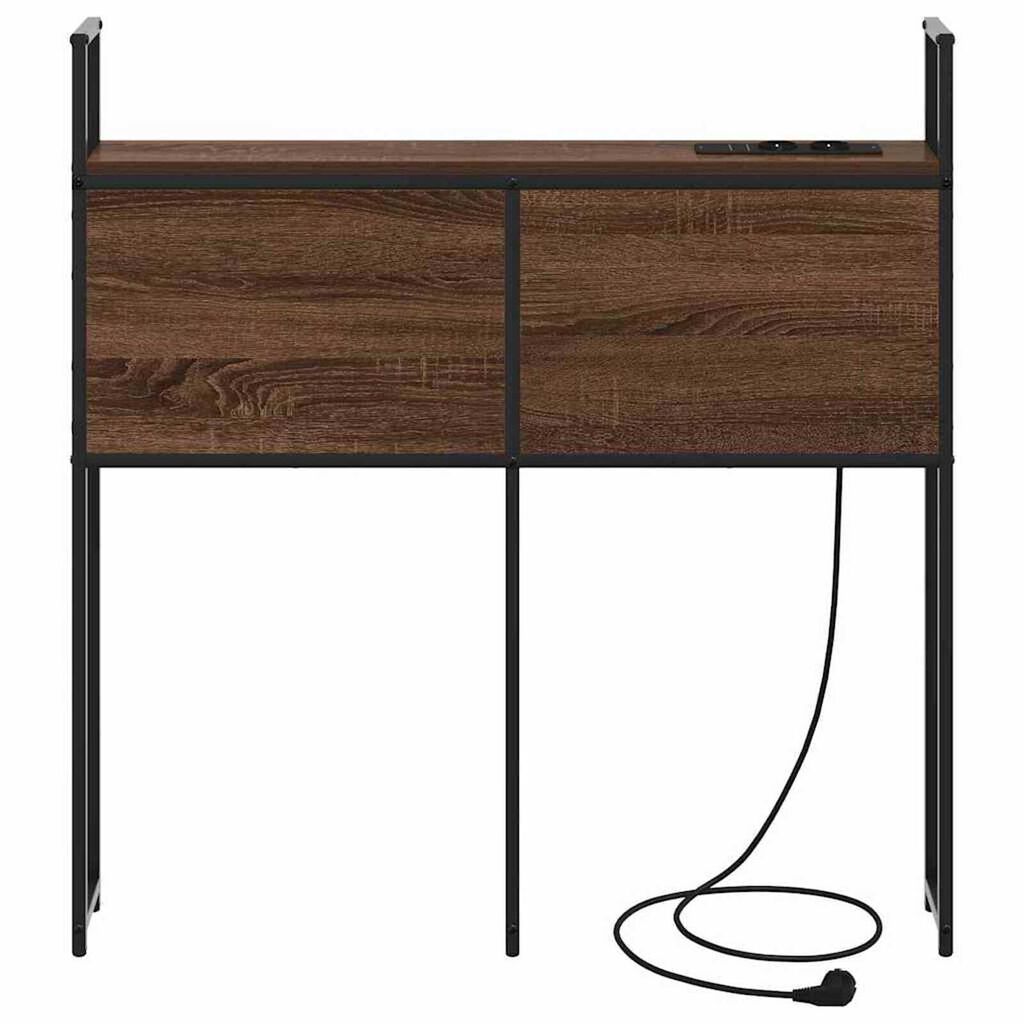 vidaXL Κεφαλάρι Αποθήκης Καφέ δρυς 75 cm Επεξεργασμένο ξύλο