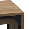 vidaXL Τραπεζάκι σαλονιού 3 pcs Artisan Oak Επεξεργασμένο ξύλο