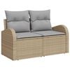 vidaXL Σετ Καναπέ Κήπου 12 pcs Μπέζ και Ανοιχτό Γκρι 80 x 80 x 71 cm