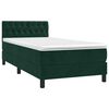 vidaXL &Kappa;&rho;&epsilon;&beta;ά&tau;&iota; Boxspring &mu;&epsilon; &Sigma;&tau;&rho;ώ&mu;&alpha; &Sigma;&kappa;&omicron;ύ&rho;&omicron; &Pi;&rho;ά&sigma;&iota;&nu;&omicron; 90x200 &epsilon;&kappa;. &Beta;&epsilon;&lambda;&omicron;ύ&delta;&iota;&nu;&omicron;