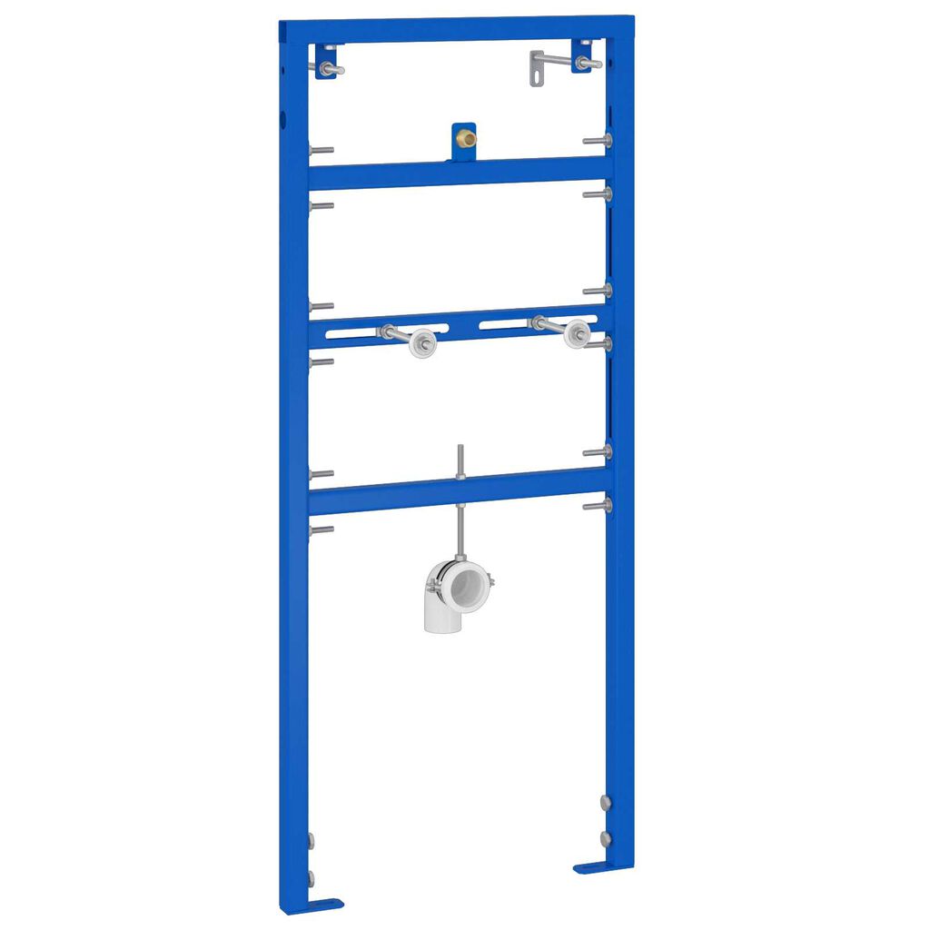 vidaXL Κρυφή Στήριξη για Ουρητήριο 50x115-139 εκ Ατσάλι