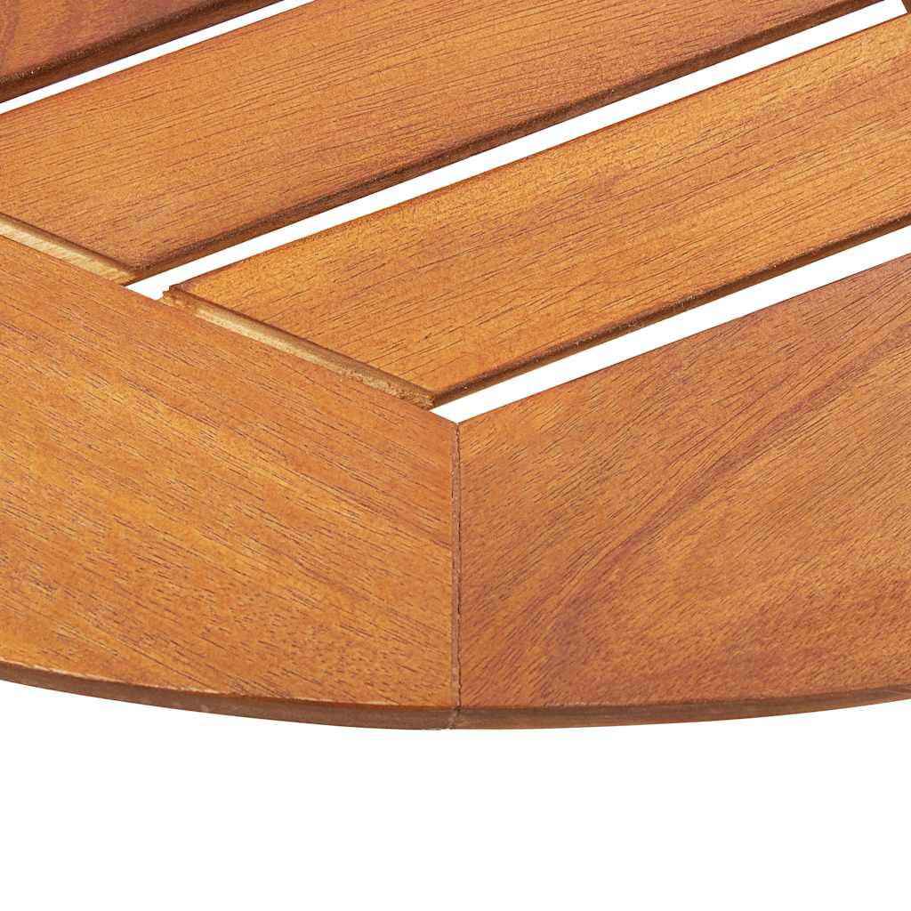 vidaXL Τραπέζι Κήπου Πτυσσόμενο 60 x 75 εκ. Μασίφ Ξύλο Ακακίας
