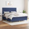 vidaXL &Kappa;&rho;&epsilon;&beta;ά&tau;&iota; Boxspring &mu;&epsilon; &Sigma;&tau;&rho;ώ&mu;&alpha; &Mu;&pi;&lambda;&epsilon; 160x200 &epsilon;&kappa;. &Upsilon;&phi;&alpha;&sigma;&mu;ά&tau;&iota;&nu;&omicron;