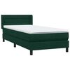 vidaXL Box Spring &kappa;&rho;&epsilon;&beta;ά&tau;&iota; &mu;&epsilon; &sigma;&tau;&rho;ώ&mu;&alpha; &sigma;&kappa;&omicron;ύ&rho;&omicron; &pi;&rho;ά&sigma;&iota;&nu;&omicron; 80x220&epsilon;&kappa;. &Beta;&epsilon;&lambda;&omicron;ύ&delta;&iota;&nu;&omicron;