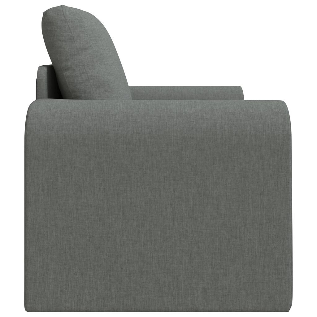 vidaXL Καναπές Κρεβάτι 2 σε 1 Σκούρος Γκρι 98x71x83 εκ. Ύφασμα