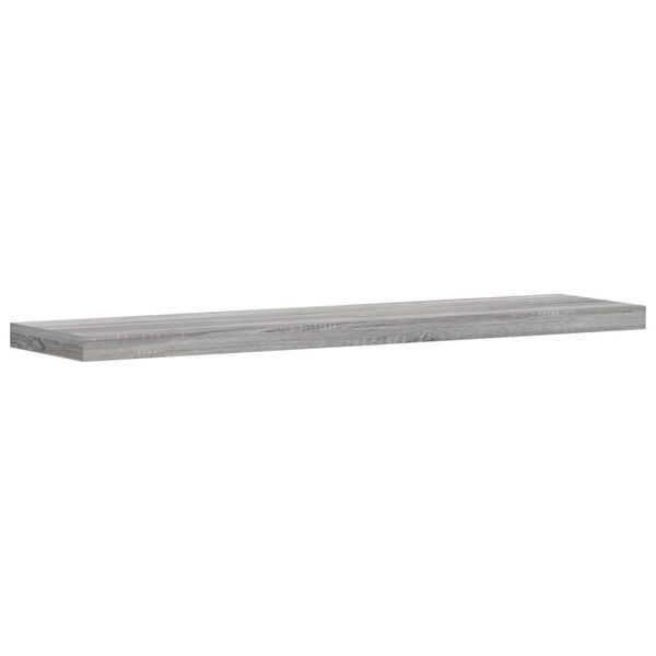 vidaXL Ράφια Τοίχου 4 τεμ. Γκρι Sonoma 40x10x1,5 εκ. Επεξεργ. Ξύλο