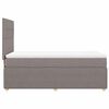 vidaXL &Kappa;&rho;&epsilon;&beta;ά&tau;&iota; Boxspring &mu;&epsilon; &Sigma;&tau;&rho;ώ&mu;&alpha; Taupe 100 x 200 &epsilon;&kappa;. &Upsilon;&phi;&alpha;&sigma;&mu;ά&tau;&iota;&nu;&omicron;