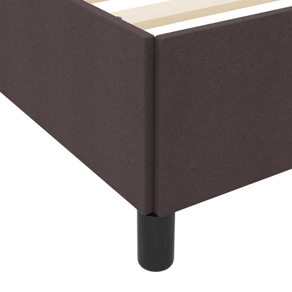 vidaXL Κρεβάτι με ελατήρια Καφέ 160 x 200 cm