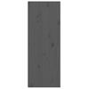 vidaXL Ντουλάπια Τοίχου 2 τεμ. Γκρι 30x30x80 εκ από Μασίφ Ξύλο Πεύκου