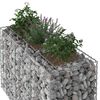 vidaXL &Alpha;&nu;&alpha;&sigma;&eta;&kappa;&omega;&mu;έ&nu;&omicron; &kappa;&rho;&epsilon;&beta;ά&tau;&iota; gabion &Alpha;&sigma;&eta;&mu;ί 130 x 50 x 80 cm