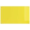 vidaXL Πίσω Πάνελ Κουζίνας 2 pcs Κίτρινο 100 x 60 cm σκληρυμένο γυαλί