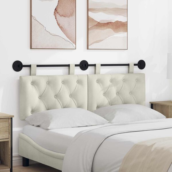 vidaXL &Kappa;&rho;&epsilon;&mu;&alpha;&sigma;&tau;ό &Kappa;&epsilon;&phi;&alpha;&lambda;ά&rho;&iota; &Epsilon;&pi;&iota;&tau;&omicron;ί&chi;&iota;&omicron; &Kappa;&rho;&epsilon;&mu; 130 x 55 x 7 &epsilon;&kappa; &Beta;&epsilon;&lambda;&omicron;ύ&delta;&omicron;