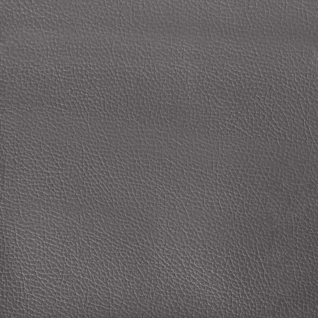 vidaXL Οθωμανικό κρεβάτι με στρώματα & LEDs Γκρι Faux Leather