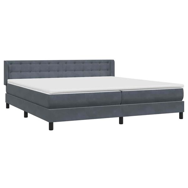 vidaXL &Kappa;&rho;&epsilon;&beta;ά&tau;&iota; Boxspring &mu;&epsilon; &Sigma;&tau;&rho;ώ&mu;&alpha; &Sigma;&kappa;&omicron;ύ&rho;&omicron; &Gamma;&kappa;&rho;&iota; 200x210 &epsilon;&kappa;. &Beta;&epsilon;&lambda;&omicron;ύ&delta;&iota;&nu;&omicron;
