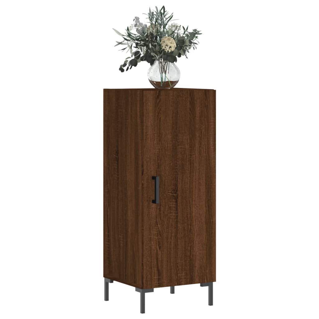 vidaXL Ντουλάπι Καφέ Δρυς 34,5 x 34 x 90 εκ. Επεξεργασμένο Ξύλο