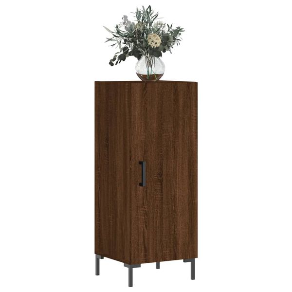 vidaXL Ντουλάπι Καφέ Δρυς 34,5 x 34 x 90 εκ. Επεξεργασμένο Ξύλο