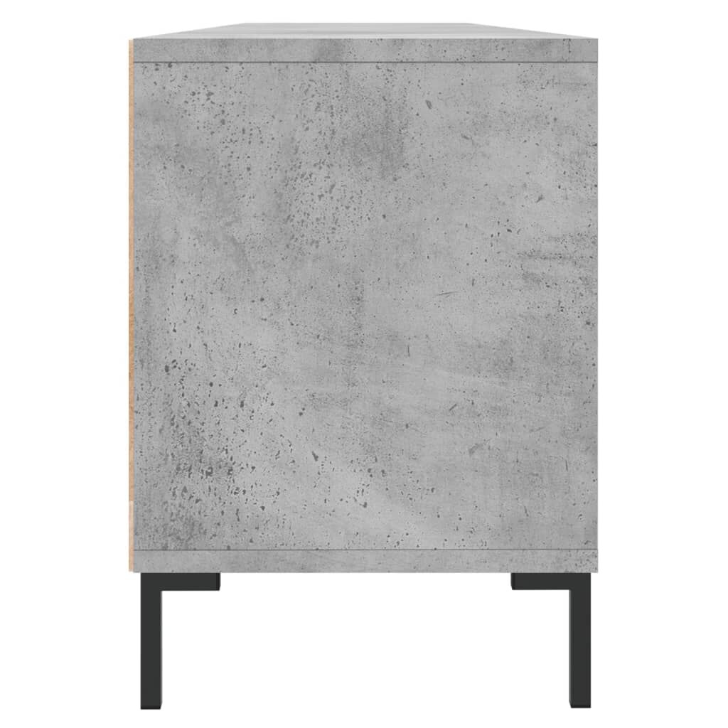 vidaXL Έπιπλο Τηλεόρασης Γκρι Σκυρ. 150x30x44,5 εκ. Επεξ. Ξύλο
