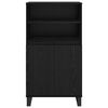 vidaXL Highboard &Mu;&alpha;ύ&rho;&omicron; 60 x 36 x 110 &epsilon;&kappa; &Epsilon;&pi;&epsilon;&xi;&epsilon;&rho;&gamma;&alpha;&sigma;&mu;έ&nu;&omicron; &xi;ύ&lambda;&omicron;