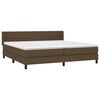vidaXL &Kappa;&rho;&epsilon;&beta;ά&tau;&iota; Boxspring &mu;&epsilon; &Sigma;&tau;&rho;ώ&mu;&alpha; &Sigma;&kappa;&omicron;ύ&rho;&omicron; &Kappa;&alpha;&phi;έ 200x200 &epsilon;&kappa;. &Upsilon;&phi;&alpha;&sigma;&mu;ά&tau;&iota;&nu;&omicron;