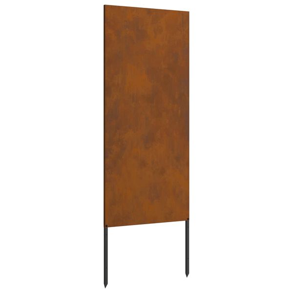 vidaXL Οθόνη Ιδιωτικότητας Κήπου Σκ rusty 50 x 140 εκ