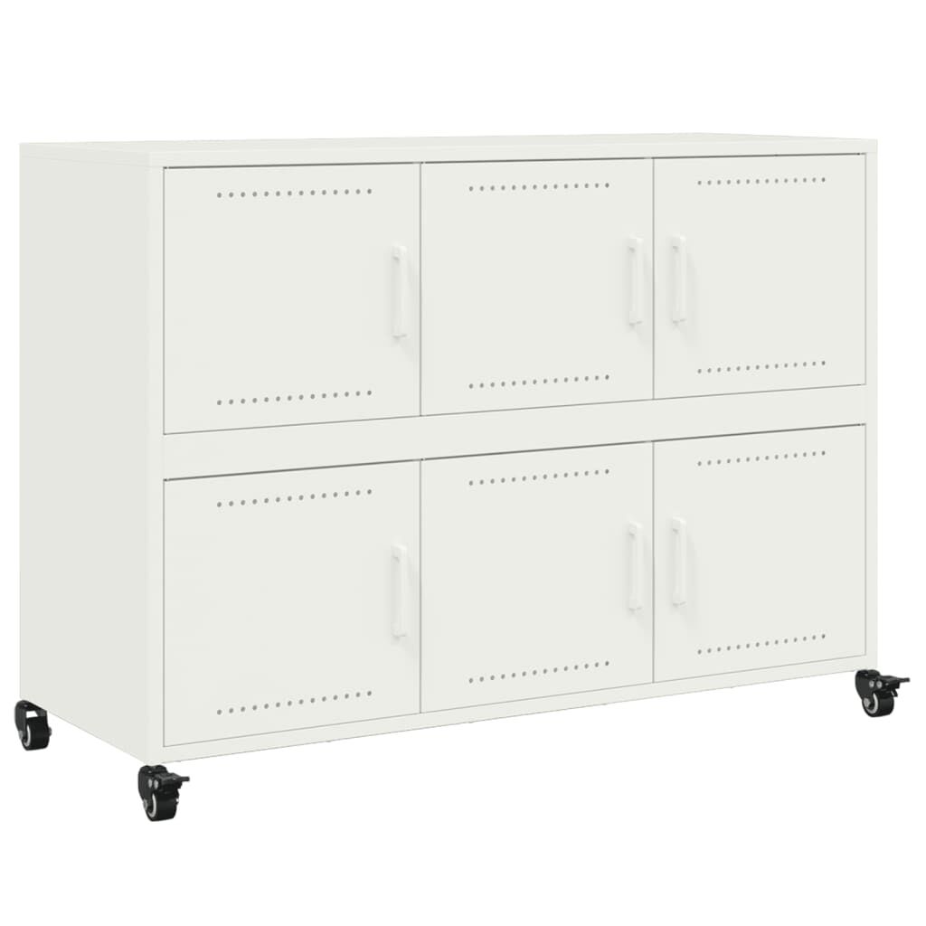 vidaXL Ντουλάπι Ροζ 100,5x39x72 εκ. από Χάλυβα