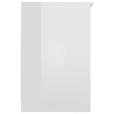 vidaXL Συρταριέρα Γυαλιστερό Λευκό 40x50x76 εκ. Επεξεργασμένο Ξύλο