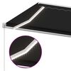 vidaXL Τέντα Συρόμενη Χειροκίνητη με LED Ανθρακί 300 x 250 εκ.