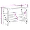 vidaXL Παπουτσοθήκη Γκρι Sonoma 60x30x45 εκ. από Επεξεργασμένο Ξύλο