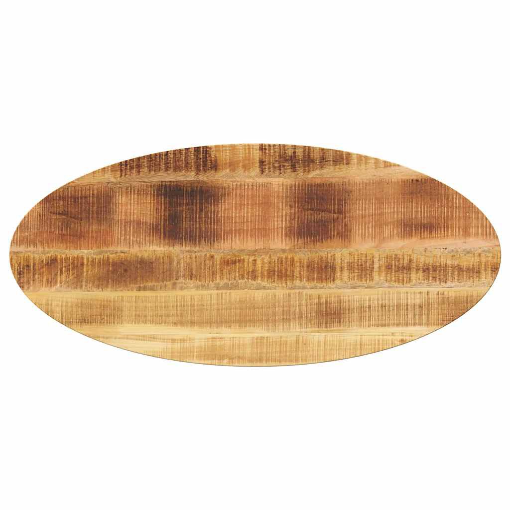 vidaXL Επιφάνεια Τραπεζιού Οβάλ 110x40x3,8 εκ. Μασίφ Ξύλο Μάνγκο