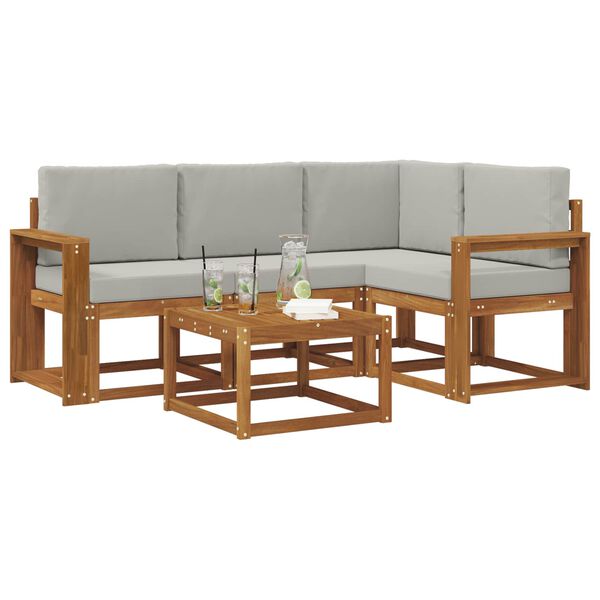 vidaXL &Sigma;&epsilon;&iota;&rho;ά &Kappa;&alpha;&nu;&alpha;&pi;έ &Epsilon;&xi;&omega;&tau;&epsilon;&rho;&iota;&kappa;&omicron;ύ 5 pcs &Phi;&upsilon;&sigma;&iota;&kappa;ό &kappa;&alpha;&iota; &Alpha;&nu;&omicron;&iota;&chi;&tau;ό &Gamma;&kappa;&rho;&iota;