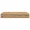 vidaXL Σκελετός Κρεβατιού artisan δρυς 150 x 200 cm Επεξεργασμένο ξύλο