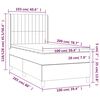 vidaXL &Kappa;&rho;&epsilon;&beta;ά&tau;&iota; Boxspring &mu;&epsilon; &Sigma;&tau;&rho;ώ&mu;&alpha; &Alpha;&nu;&omicron;&iota;&chi;&tau;ό &Gamma;&kappa;&rho;&iota; 100x200 &epsilon;&kappa;. &Upsilon;&phi;&alpha;&sigma;&mu;ά&tau;&iota;&nu;&omicron;