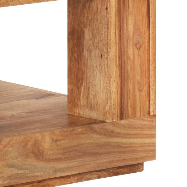 vidaXL Τραπεζάκι Σαλονιού 45 x 45 x 40 εκ. από Μασίφ Ξύλο Ακακίας